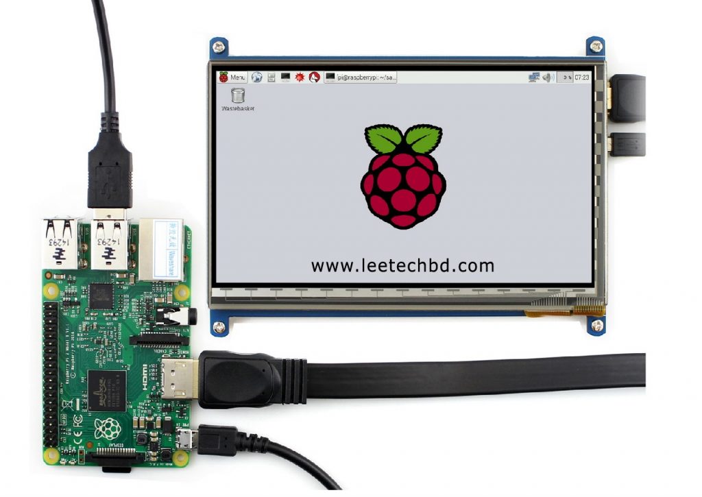 7" Capacitive Touch Screen TFT LCD Display - leetechbd